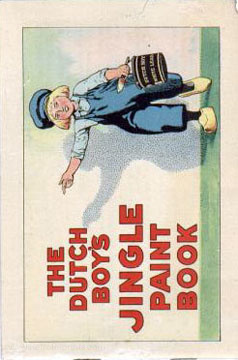 Commercial Characters The Dutch Boy's Jingle Paint Book