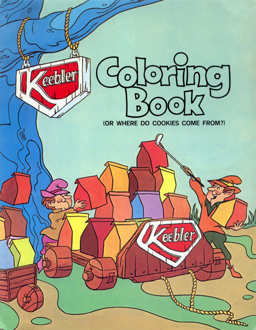 Commercial Characters Keebler Coloring Book