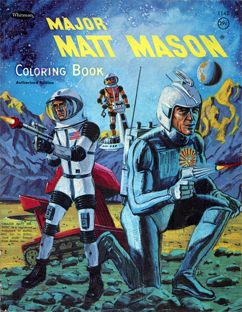 Major Matt Mason Coloring Book