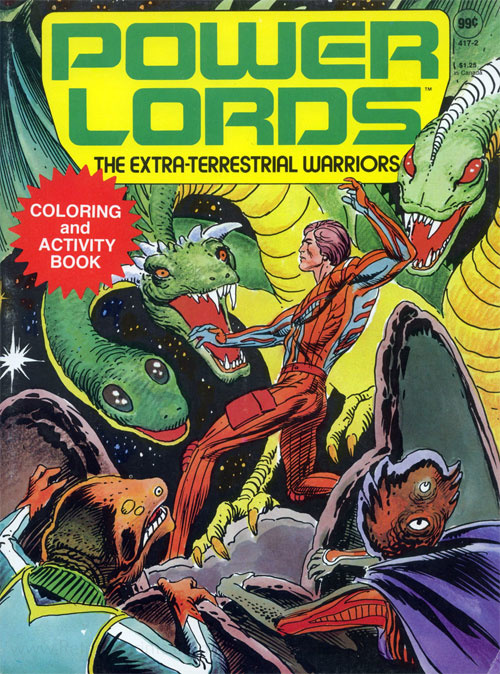 Power Lords: The Extra-Terrestrial Warriors Coloring and Activity Book