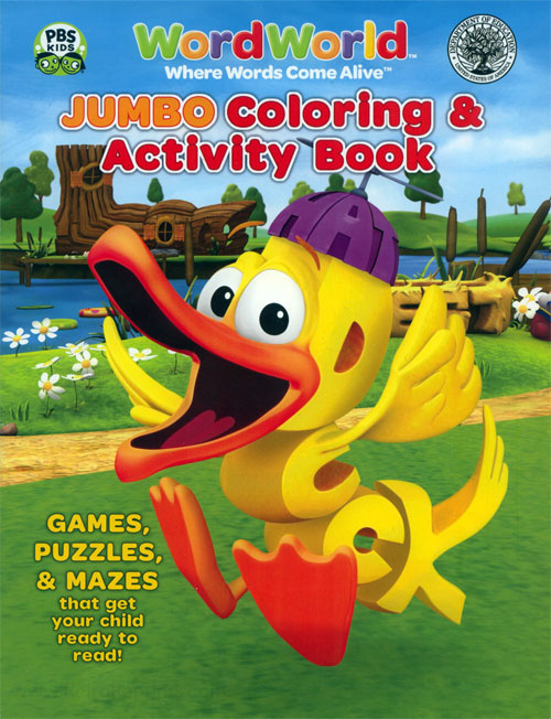 WordWorld Coloring and Activity Book