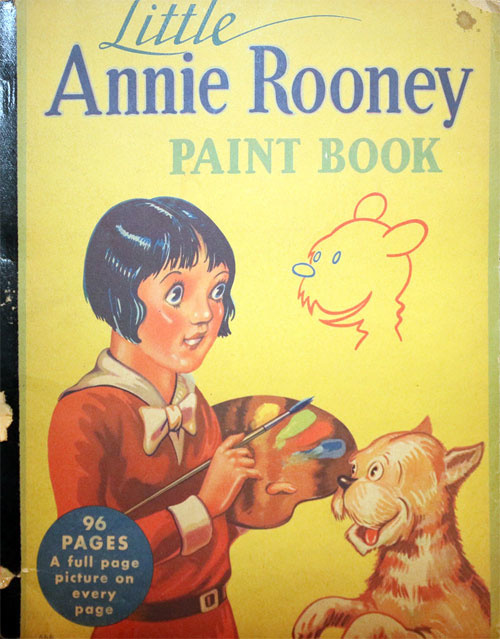 Comic Strips Little Annie Rooney Paint Book