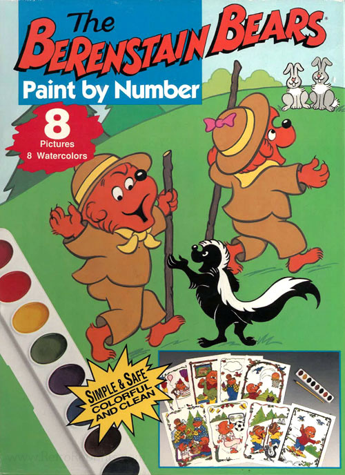 Berenstain Bears, The Paint by Number Set