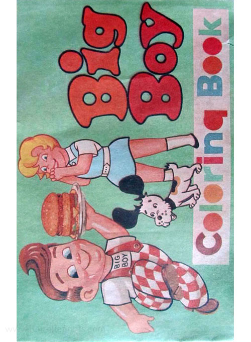 Commercial Characters Big Boy Coloring Book
