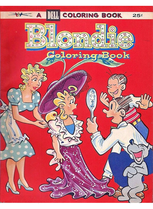 Blondie Coloring Book