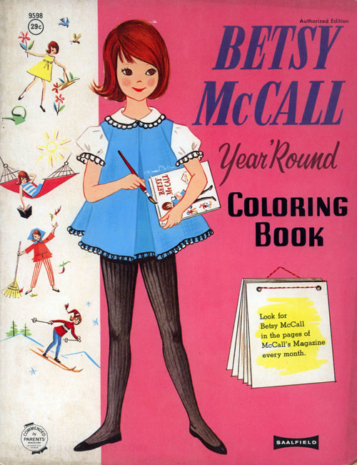 Betsy McCall Year 'Round Coloring Book