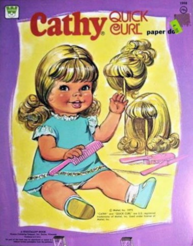 Chatty Cathy Quick Curl paper Dolls