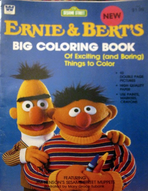 Sesame Street Ernie & Bert's Big Coloring Book