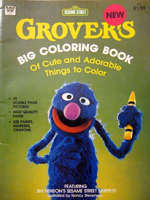 Sesame Street Grover's Big Coloring Book