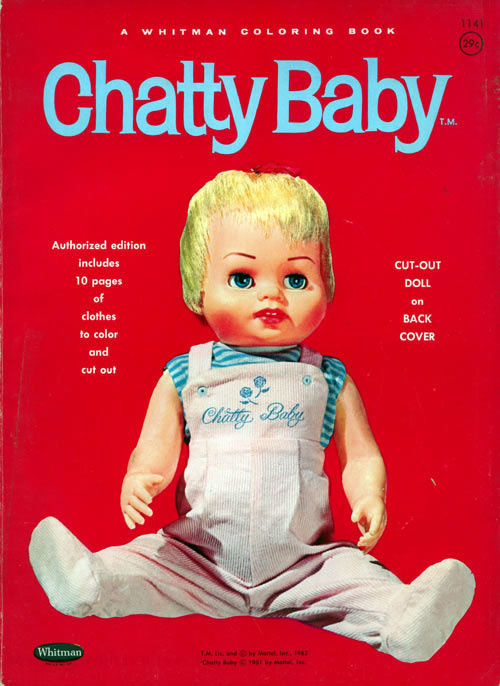 Chatty Cathy Chatty Baby Coloring Book