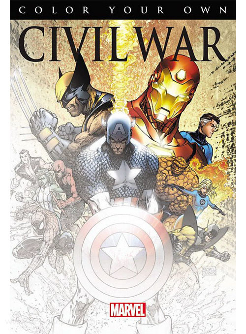 Marvel Super Heroes Color Your Own Civil War