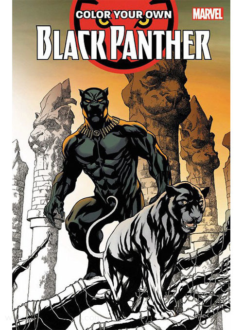 Marvel Super Heroes Color Your Own Black Panther