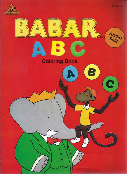 Babar ABC Coloring Book