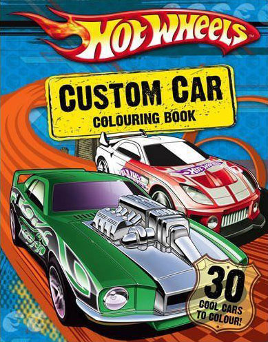 Hot Wheels Custom Car Colouring Book
