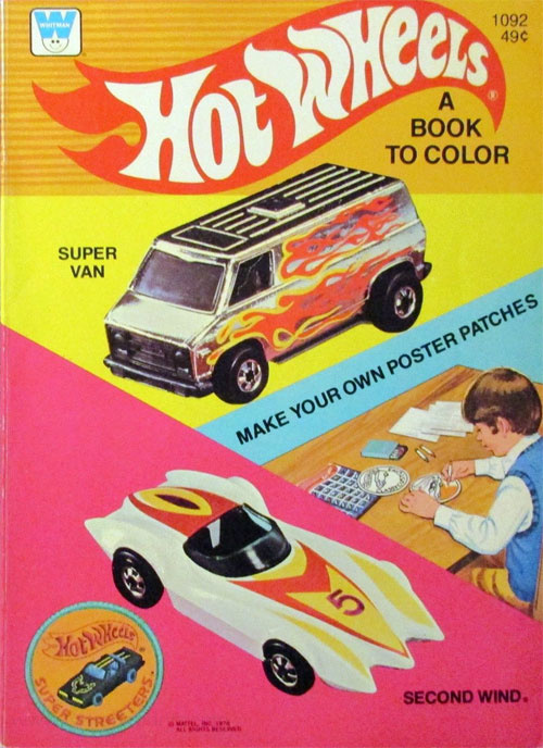 Hot Wheels Coloring Book