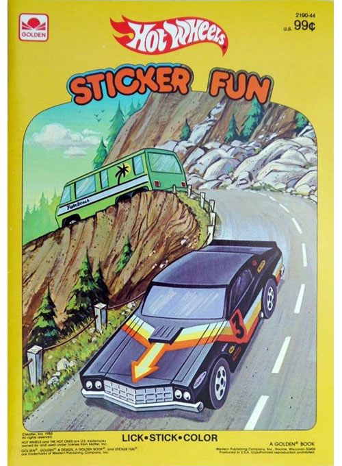 Hot Wheels Sticker Fun