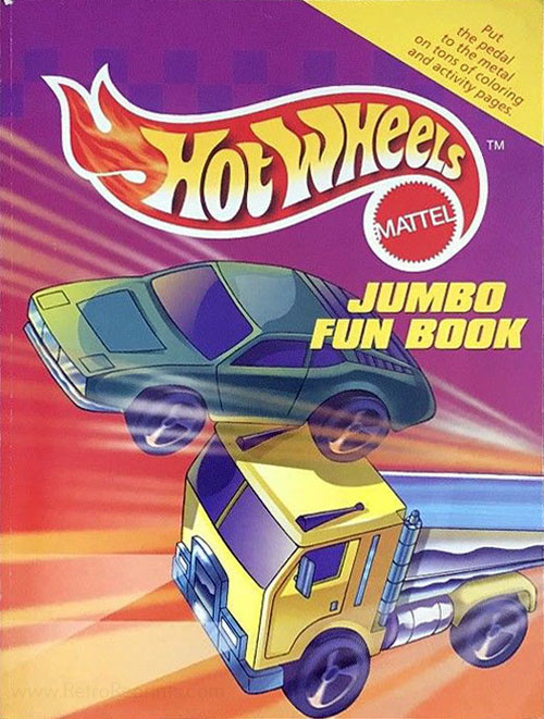 Hot Wheels Jumbo Fun Book