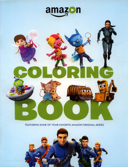 Cartoon Collection Amazon Coloring Book