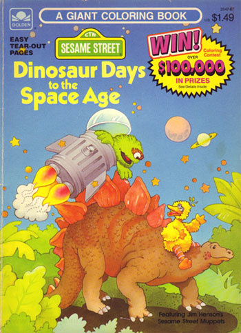Sesame Street Dinosaur Days to the Space Age