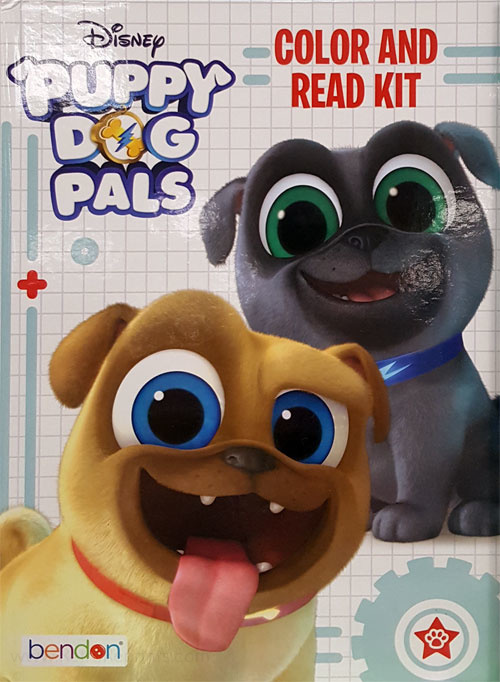 Puppy Dog Pals, Disney's Read and Color Kit