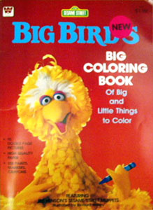 Sesame Street Of Big and Little Things to Color