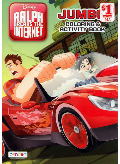 Wreck-It Ralph 2: Ralph Breaks the Internet Coloring and Activity Book