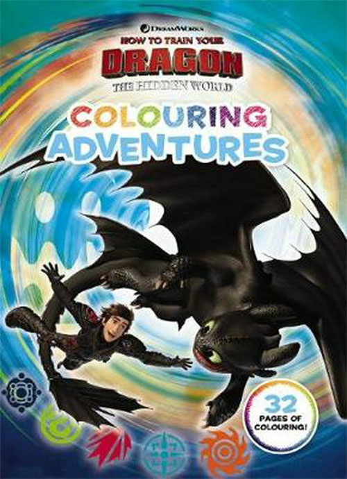 How to Train Your Dragon 3: The Hidden World Coloring Adventures
