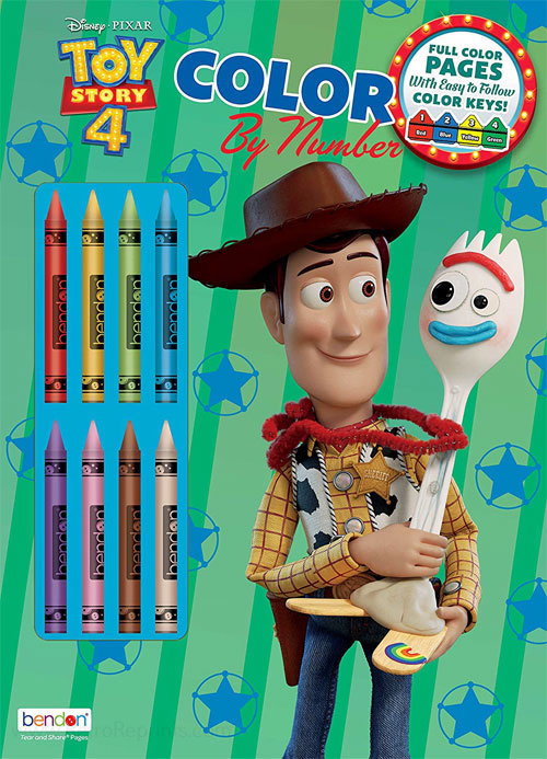Toy Story 4 Color By Number