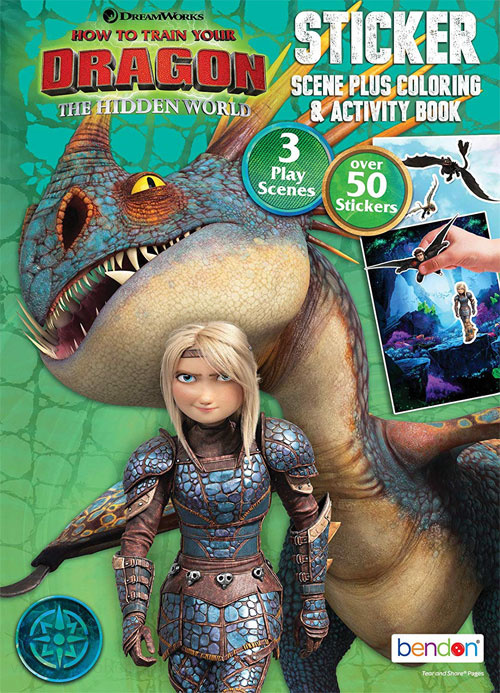 How to Train Your Dragon 3: The Hidden World Coloring & Activity Book