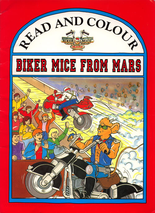 Biker Mice from Mars Read and Colour