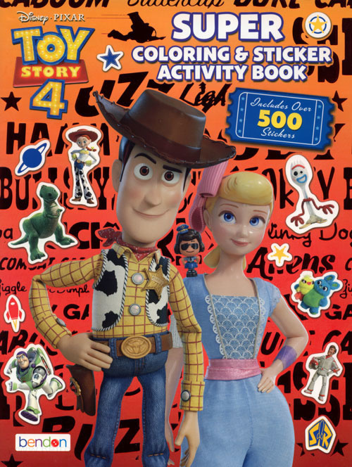 Toy Story 4 Coloring & Activity Book
