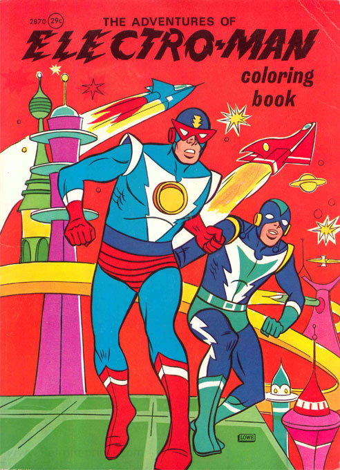 Electro-Man Coloring Book