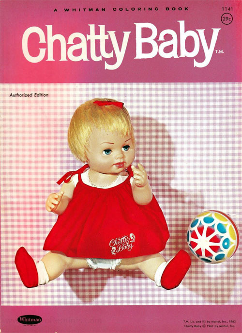 Chatty Cathy Chatty Baby Coloring Book