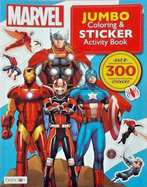 Marvel Super Heroes Coloring & Activity Book