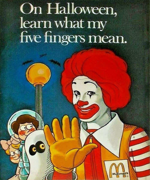 Ronald McDonald Halloween Coloring Book