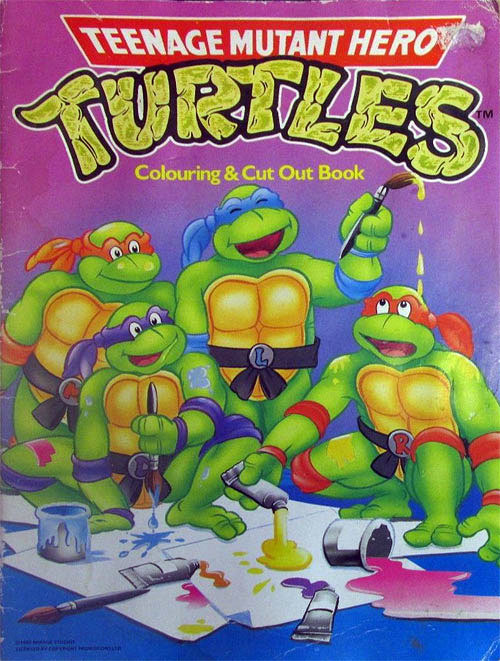 Teenage Mutant Ninja Turtles (classic) Coloring & Cut-Out Book