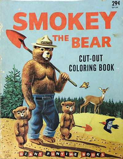 Smokey Bear Cut-Out Book