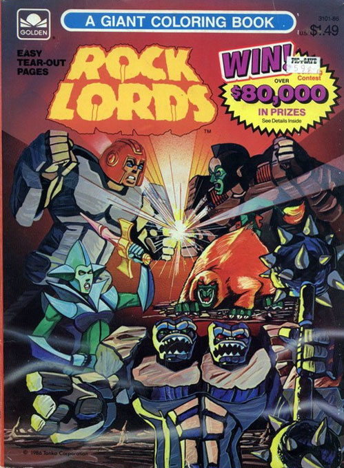 GoBots: Rock Lords Coloring Book