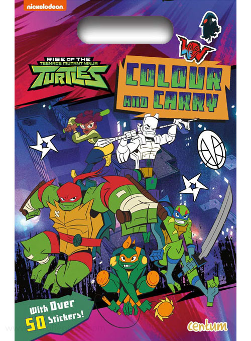 Rise of the Teenage Mutant Ninja Turtles Color and Carry