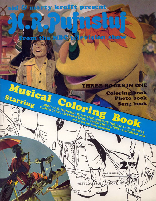 H.R. Pufnstuf Musical Coloring Book