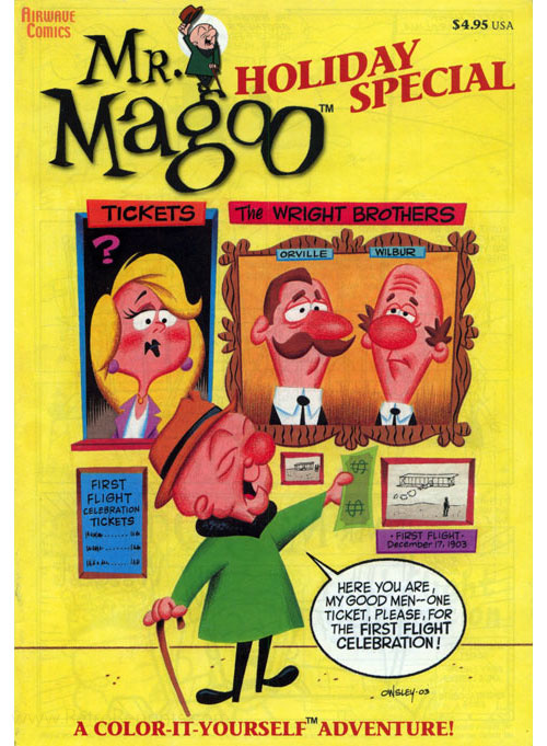 Mr. Magoo Color-It-Yourself Comic
