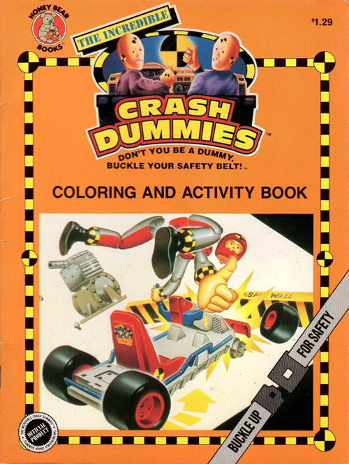 Incredible Crash Dummies, The Coloring and Activity Book