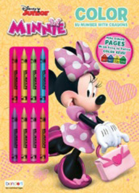 Minnie Mouse Color by Number