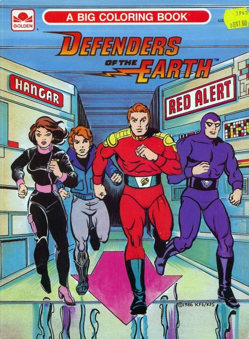 Defenders of the Earth Coloring Book