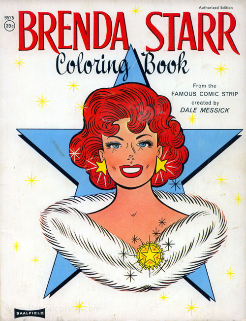 Comic Strips Brenda Starr Coloring Book
