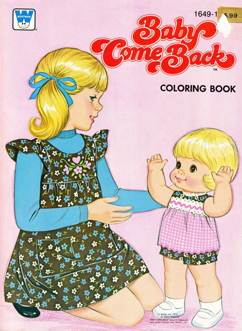 Baby Dolls Baby Come Back Coloring Book