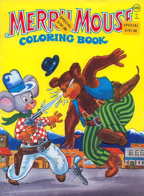 Merry Mouse Coloring Book