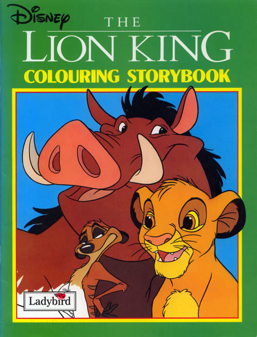 Lion King, The Coloring Storybook