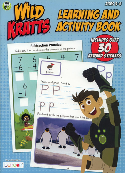 Wild Kratts Learning and Activity Book