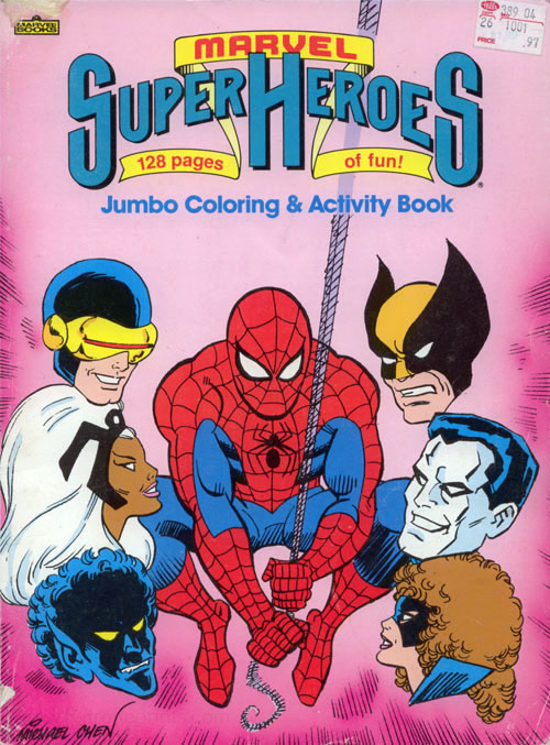Marvel Super Heroes Jumbo Coloring & Activity Book